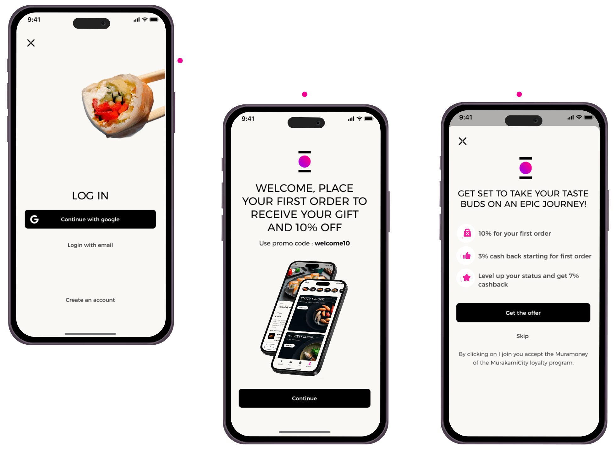 Muramaki portfolio screen 10 account animation