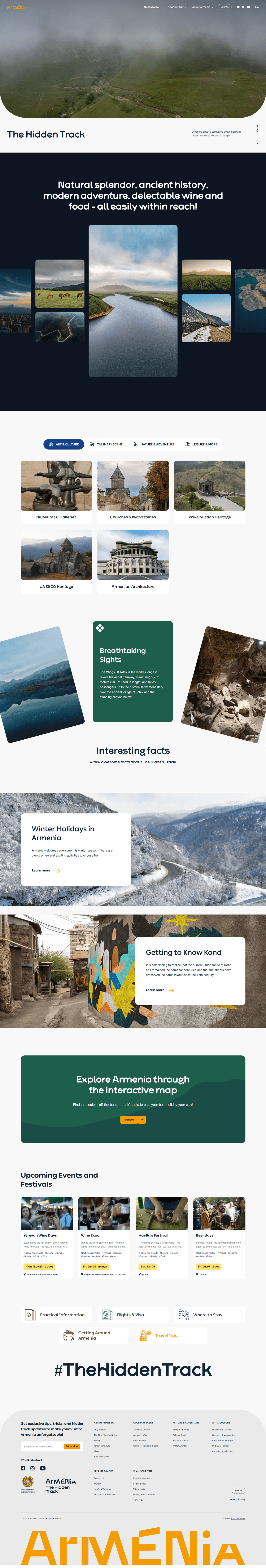 Armenia Travel Full Homepage