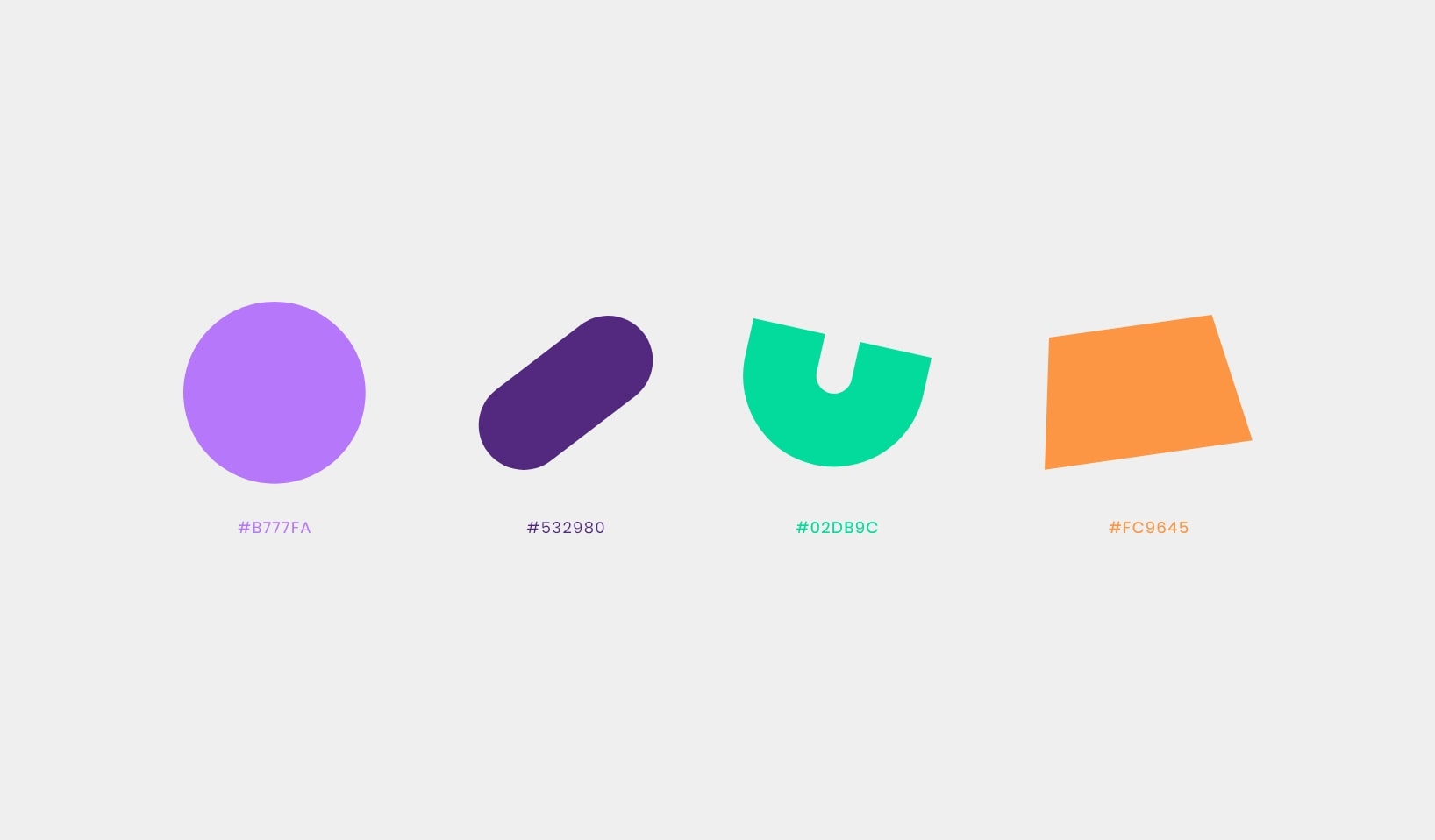 Concept portfolio WeProfit colors