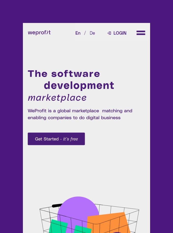 Concept Portfolio WeProfit Thumbnail horizontal