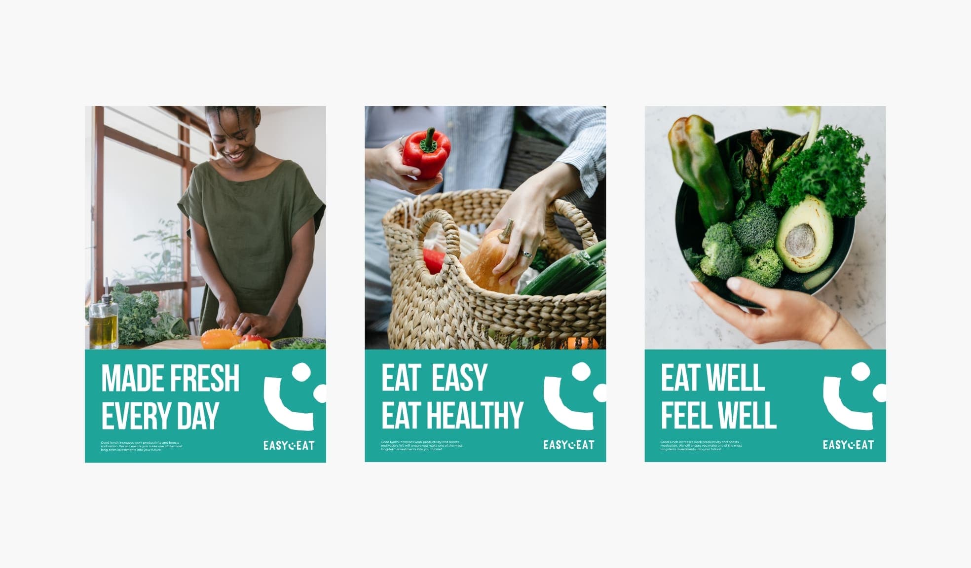 Concept portfolio Easy Eat posters