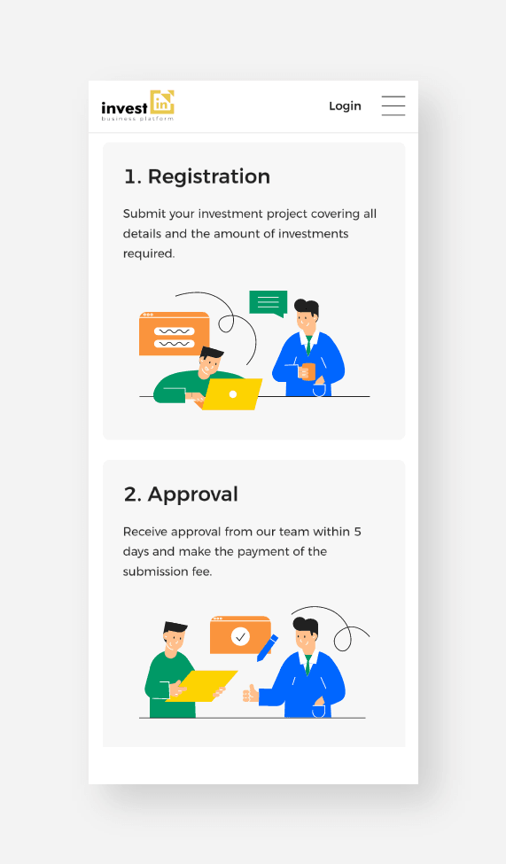 Concept portfolio InvestIN mobile 1