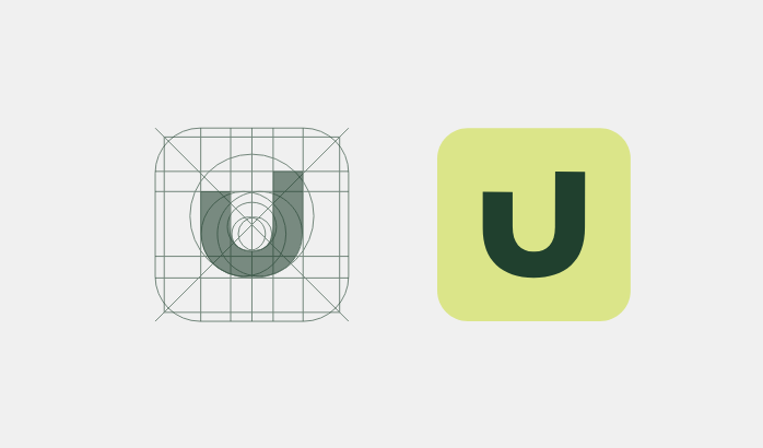 Concept portolio Uplan icon for app