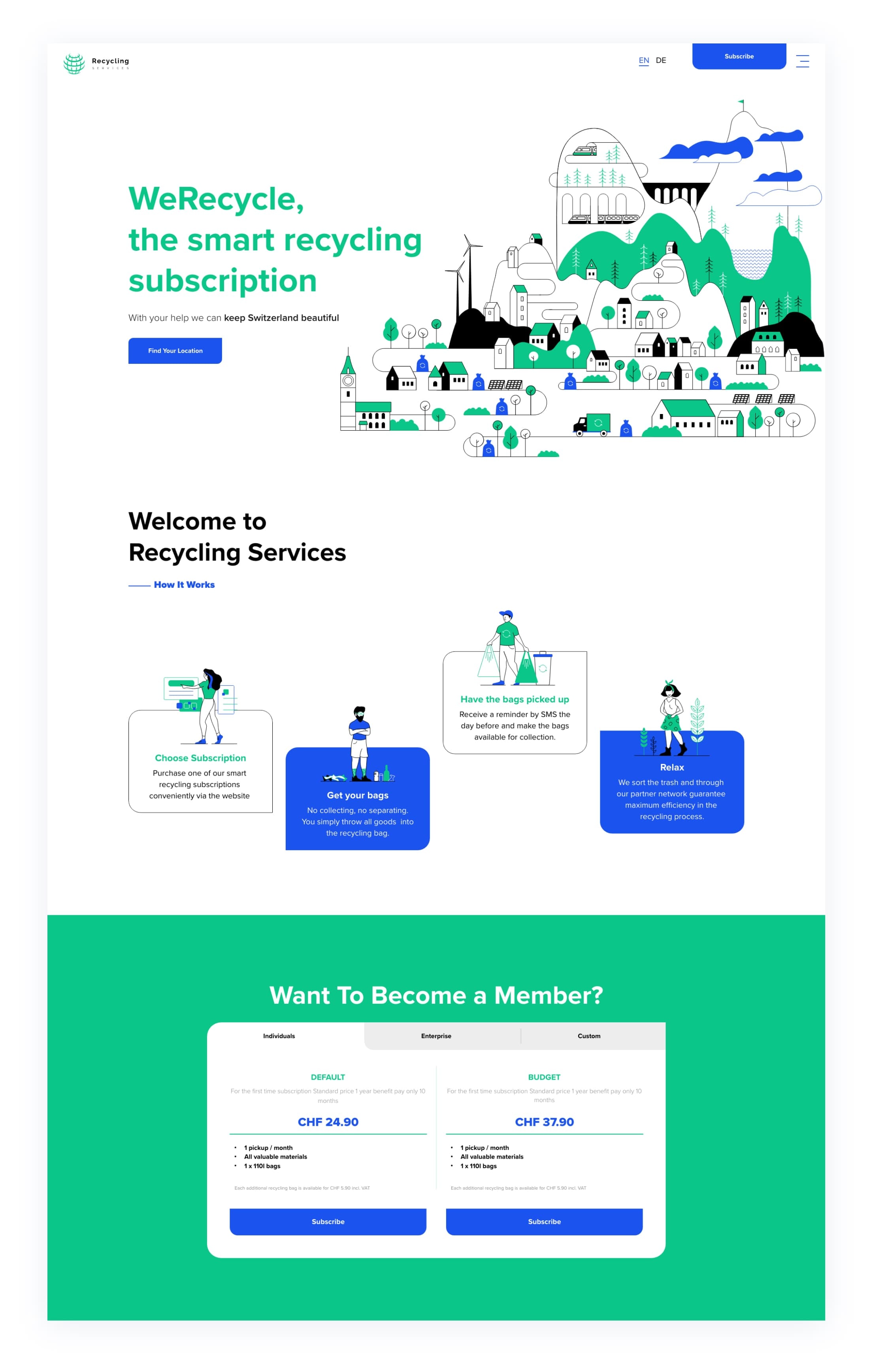 Concept Portfolio WeRecycle